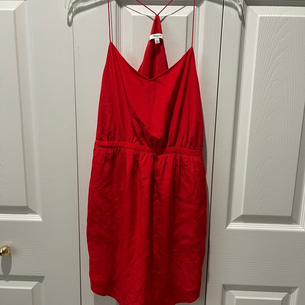 Red Strappy Dress